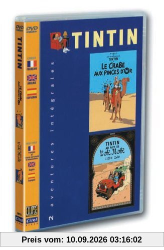 Tintin - Le crabe aux pinces d'Or + Tintin au pays de l'Or noir