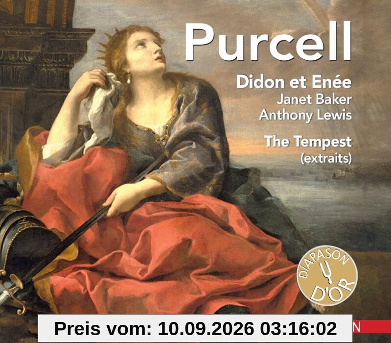 Purcell : Didon et Enée - The Tempest (extraits). Baker, Clark, Herincx, Vyvyan, Herbert, Lewis.
