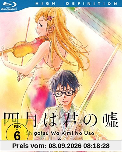 Shigatsu Wa Kimi No Uso - Sekunden in Moll Vol. 1 Ep. 1-6 (inkl. Soundtrack) (inkl. Notenblätter) [Blu-ray]