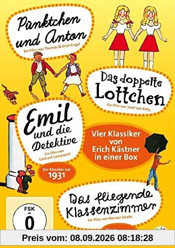 Vier Klassiker von Erich Kästner in einer Box [4 DVDs]