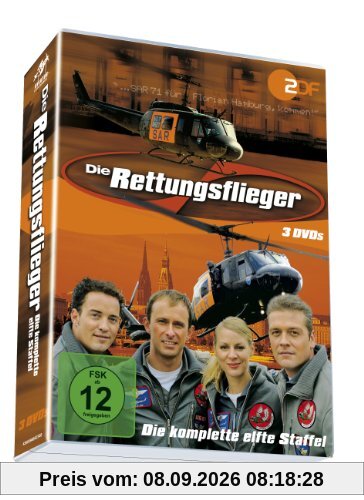 Die Rettungsflieger - Die komplette elfte Staffel auf 3 DVDs!