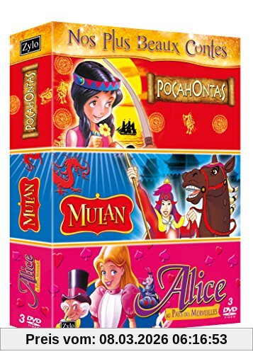 unbekannt Coffret Tri Pack, Vol. 1 , Pocahontas ; Mulan ; Alice Au Pays Des Merveilles [Fr Import]