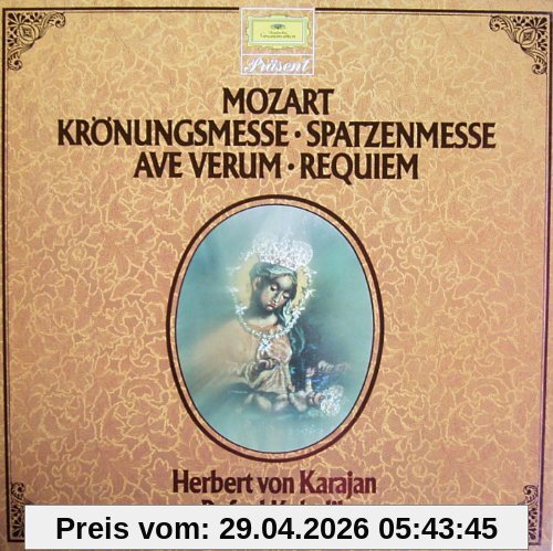 Mozart: Krönungsmesse / Spatzenmesse / Ave Verum / Requiem [Vinyl Schallplatte] [2 LP Box-Set]
