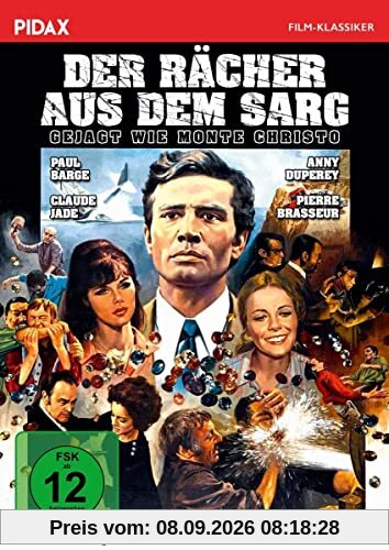 Der Rächer aus dem Sarg - Gejagt wie Monte Christo (Sous le signe de Monte-Cristo) / Spannende Alexandre Dumas-Romanverfilmung (Pidax Film-Klassiker)