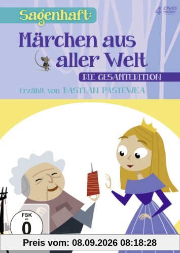 Märchen aus aller Welt - Erzählt von Bastian Pastewka (Geschenkedition) [4 DVDs]