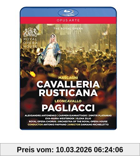 Pietro Mascagni Mascagni, Cavalleria Rusticana & Leoncavallo, Pagliacci [2 Blu-rays]