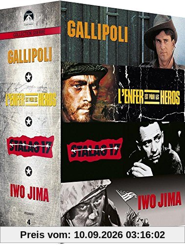Paramount Collection Guerre : Gallipoli + L'enfer est pour les héros + Stalag 17 + Iwo Jima