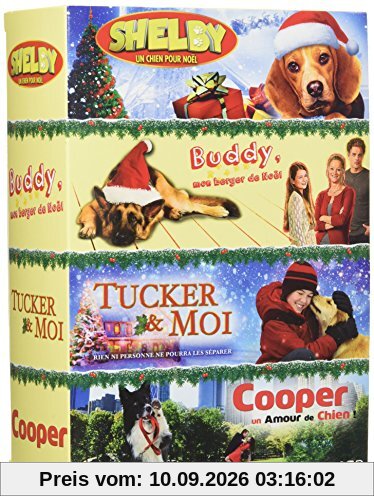 Coffret chien : tucker et moi ; shelby ; buddy, mon berger de noël ; cooper [FR Import]