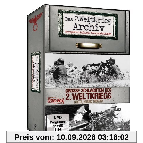 Grosse Schlachten des 2. Weltkriegs - Das 2. Weltkrieg Archiv - 3 DVD Box