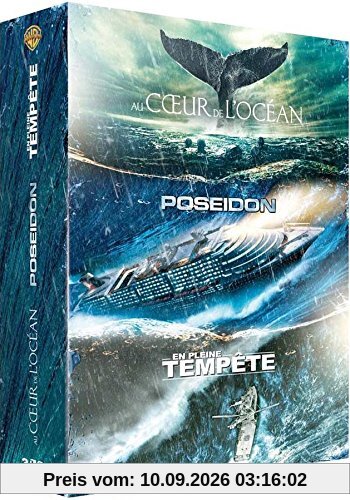 Coffret catastrophes maritimes : au coeur de l'océan ; poseidon ; en pleine tempête [FR Import]