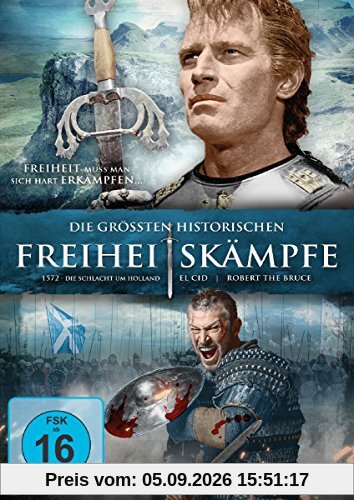Die größten historischen Freiheitskämpfe [3 DVDs]