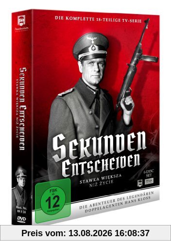 Sekunden entscheiden - 18 Folgen auf 6 DVDs ( Restaurierte und komplett ungeschnittene Originalfassung )