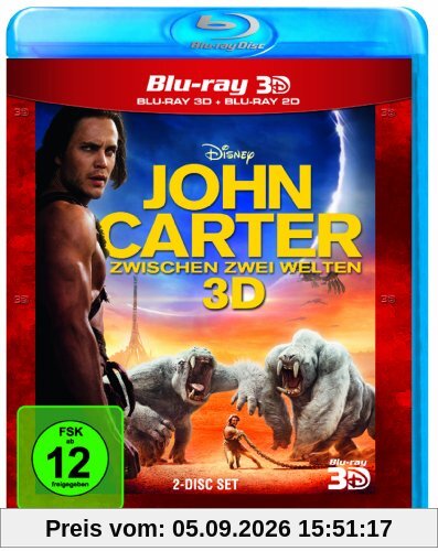 John Carter - Zwischen 2 Welten (+ Blu-ray 2D) [Blu-ray 3D]