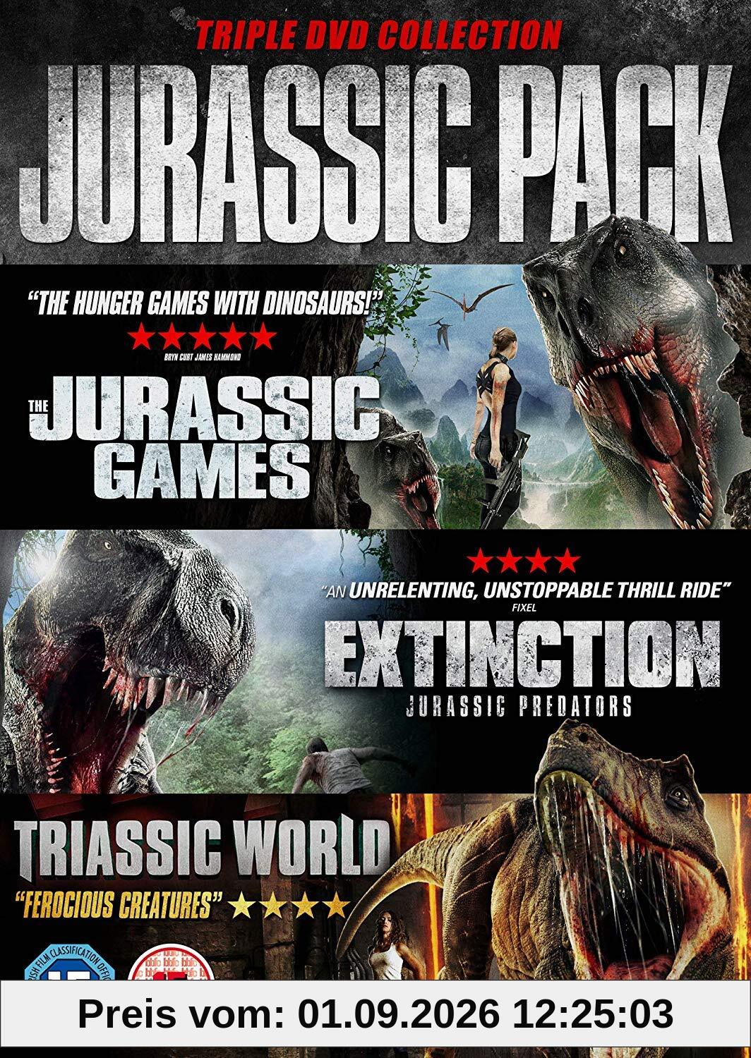 Jurassic Triple DVD Pack
