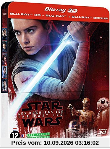 DVD - Star wars episode 8 - The last Jedi (3D)(Steelbook) (3 DVD)