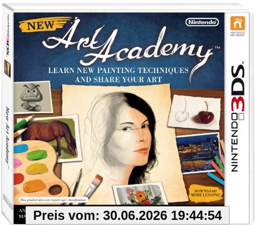 Nintendo New Art Academy, Learn New Painting Techniques And Share Your Art [Pegi]