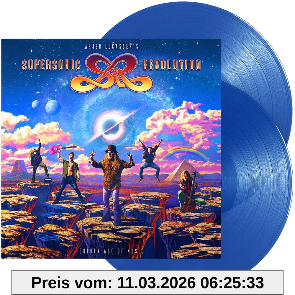 Arjen Lucassen'S Supersonic Revolution Golden Age Of Music (Ltd.2lp Transparent Blue) [Vinyl Lp]