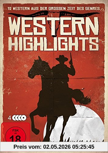 Western Highlights [4 DVDs] 12 Western-Klassiker auf 4 DVDs