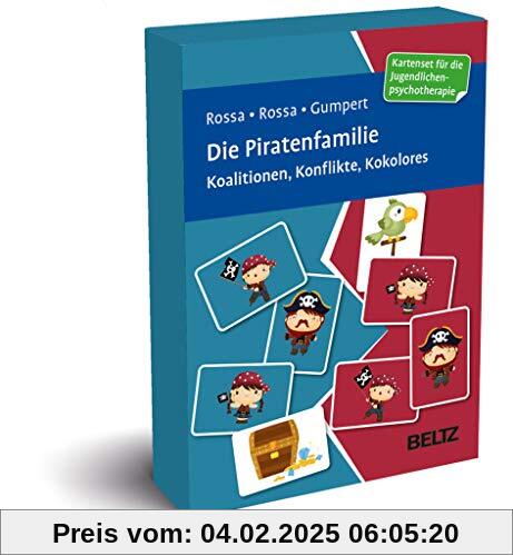 Die Piratenfamilie. Koalitionen, Konflikte, Kokolores: 140 Karten für die therapeutische und pädagogische Arbeit mit Kin