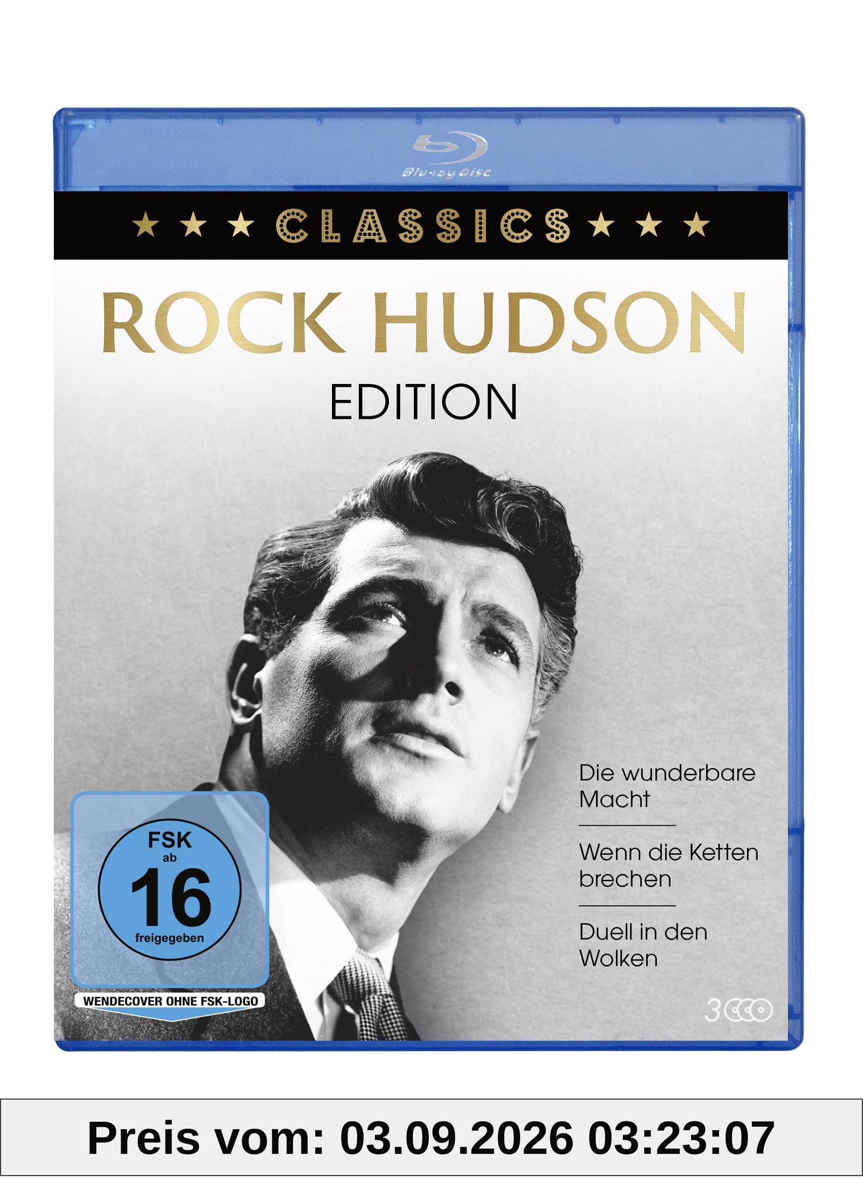 Rock Hudson Edition: Wunderbare Macht / Wenn die Ketten brechen / Duell in den Wolken [Blu-ray]