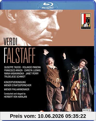 Verdi: Falstaff [Herbert von Karajan, Wiener Philharmoniker, Salzburg Festival 1982] [Blu-ray]