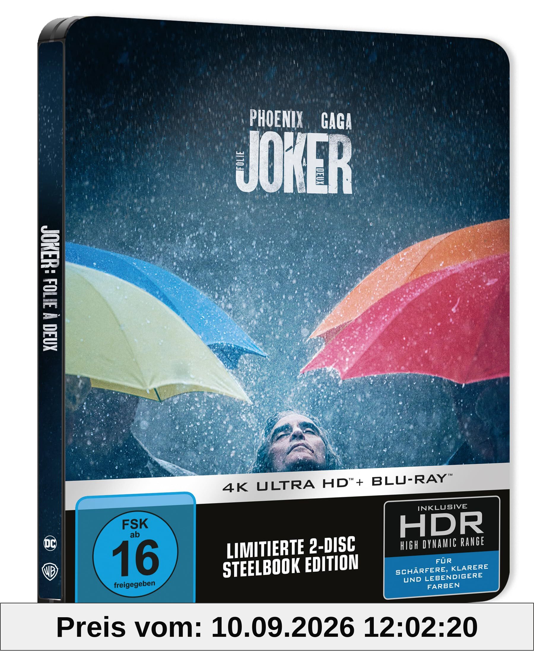 Joker: Folie à Deux Limited Steelbook (4K UHD + Blu-ray) exklusiv bei Amazon.de