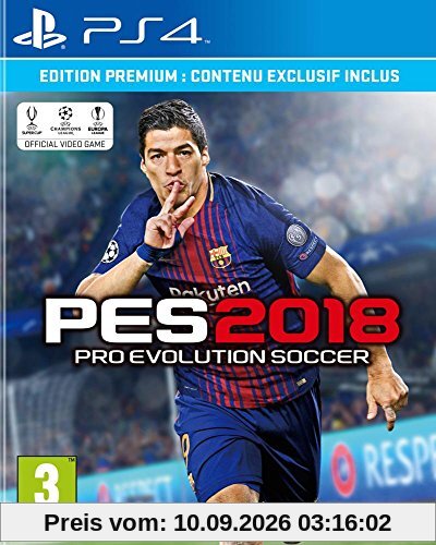 PES 2018 Premium D1 Edition (PS4) (Pré-commande - Sortie le 14 Septembre 2017) ( Catégorie : Jeu PlayStation 4 )