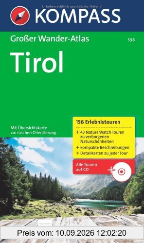 Großer Wander-Atlas Tirol: 156 Erlebnistouren