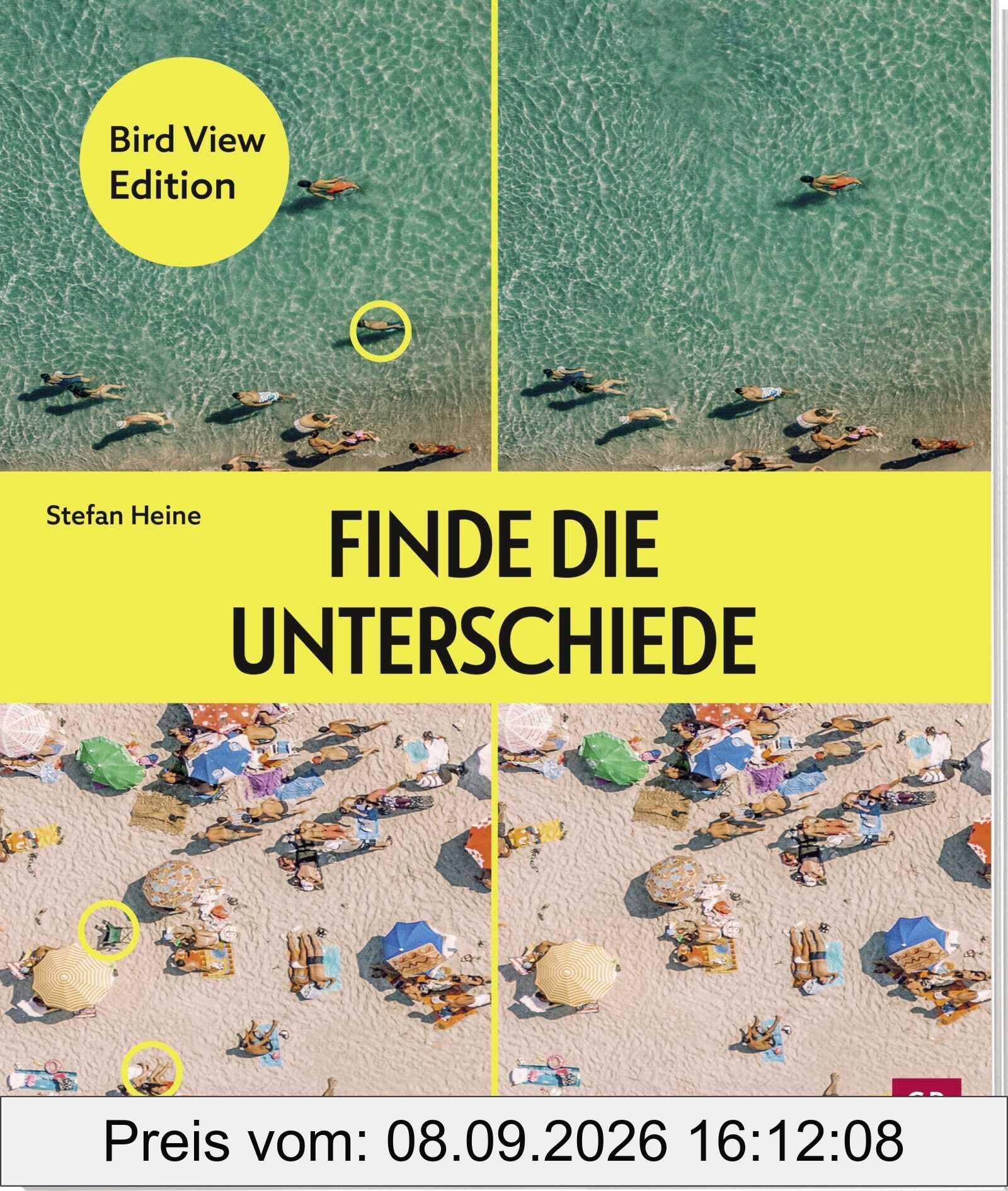 Finde die Unterschiede: Bird View Edition | 30 knifflige Bilderrätsel für Erwachsene | hochwertig ausgestattet