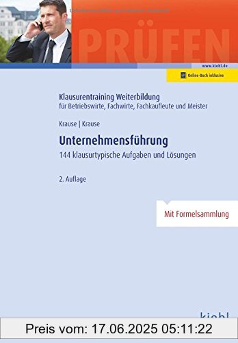 Binding : Taschenbuch, Edition : 2., aktual. Aufl., Label : NWB Verlag, Publisher : NWB Verlag, medium : Taschenbuch, numberOfPages : 293, publicationDate : 2016-07-27, authors : Günter Krause, Bärbel Krause, languages : german, ISBN : 3470640025