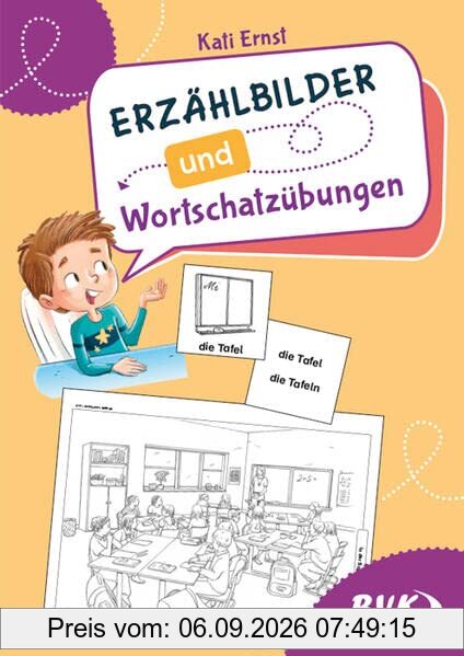 Erzählbilder und Wortschatzübungen