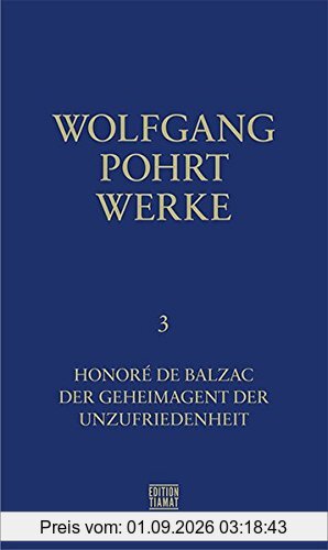 Werke Band 3: Honoré de Balzac (Critica Diabolis)