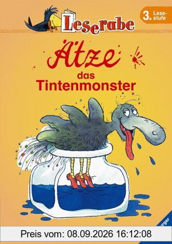 Leserabe. Ätze, das Tintenmonster. 3. Lesestufe, ab 3. Klasse