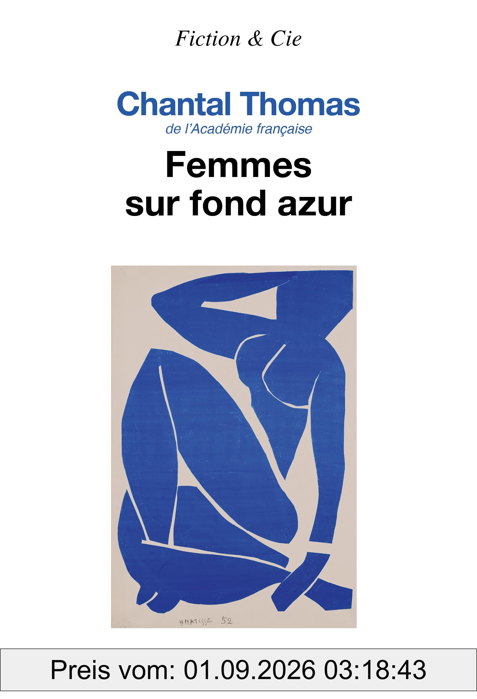 Femmes sur fond azur
