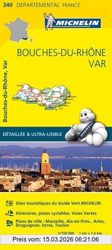 Collectif Michelin Carte Bouches-du-Rhône, Var Michelin
