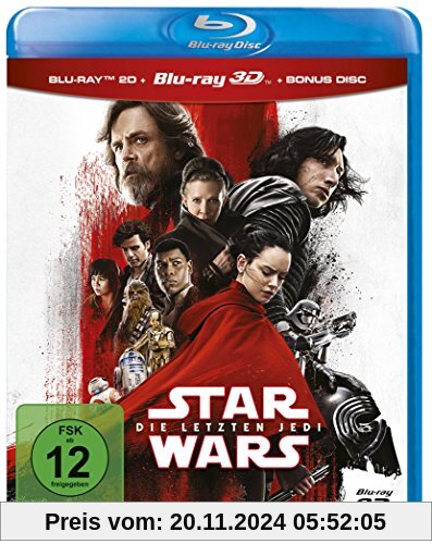 Star Wars: Die letzten Jedi (+ Blu-ray 2D + Bonus-Blu-ray)