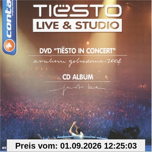 Tiesto : Live and studio (inclus 1 CD)