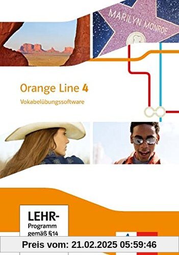 Orange Line 4: Vokabelübungssoftware Klasse 8 (Orange Line. Ausgabe ab 2014)