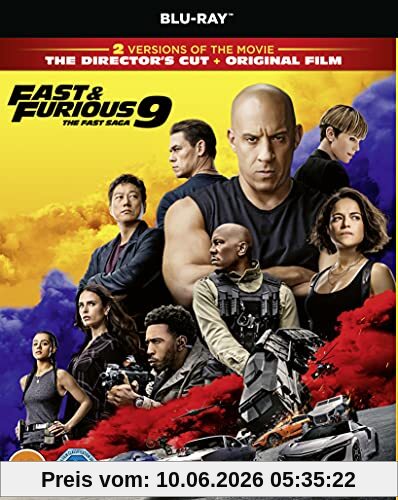 Fast & Furious 9 [Blu-ray] [2021] [Region Free]