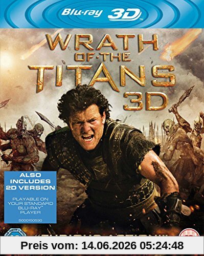 Sam Worthington Wrath Of The Titans (Blu-ray + Blu-ray 3D + Uv Copy) [Region Free] [Uk Import]