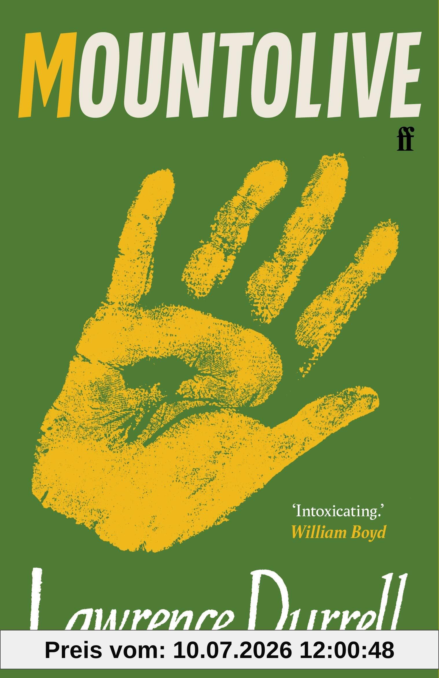 Lawrence Durrell Mountolive, Introduced By William Boyd