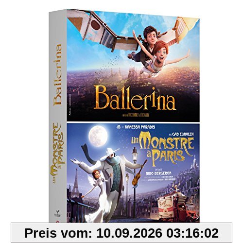 Coffret animation 2 films : ballerina ; un monstre à paris [FR Import]