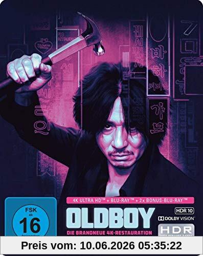 Oldboy - Limited SteelBook  (4K Ultra HD) (+ Blu-ray 2D) (+ 2 Bonus-Blu-rays)