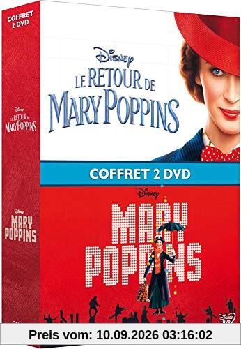 Coffret mary poppins 2 films : mary poppins ; le retour de mary poppins [FR Import]