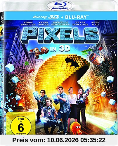 Pixels (3D Version (2 Disc)  ) [3D Blu-ray]