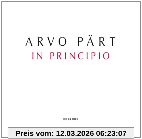 Pärt In Principio