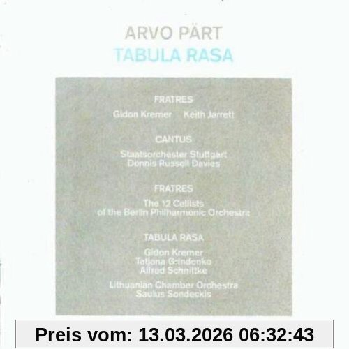 G. Kremer Tabula Rasa