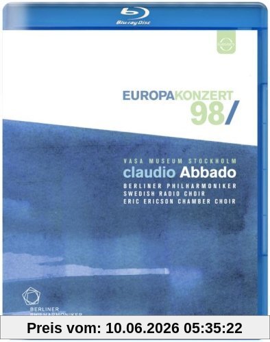 EUROPAKONZERT 1998 (From the Vasa Museum Stockholm) [Blu-ray]