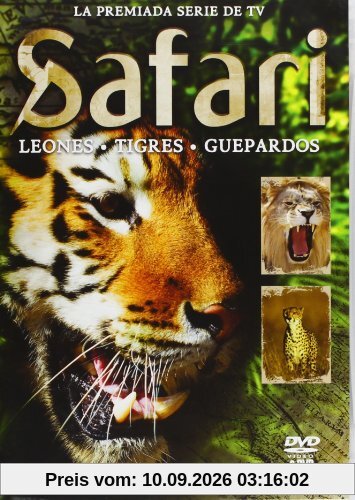 Pack Safari 1: Leones + Tigres + Guepardos (Import Dvd) (2013) Varios; Rob Bredl