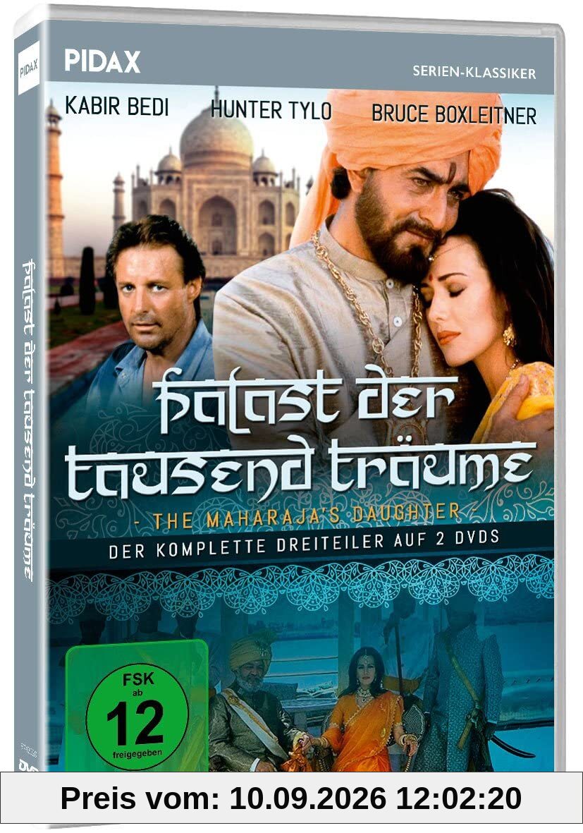 Palast der tausend Träume (The Maharaja's Daughter) / Der komplette Abenteuerdreiteiler mit Starbesetzung (Pidax Serien-Klassiker) [2 DVDs]